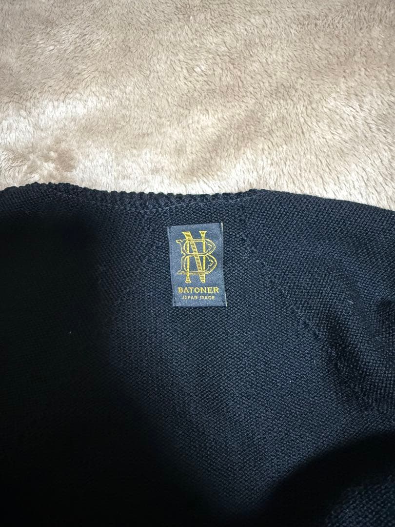 トップス BATONER SIGNATURE AGING WOOL TURTLE
