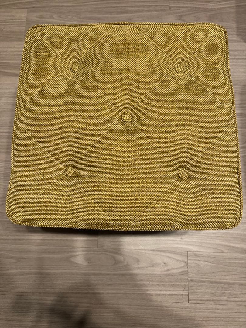 カリモク60　オットマン　マスタードイエロー