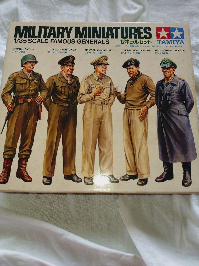 秋風セール！Wⅱ戦の名将たち…名将フィギュア 5体セット 1/35 美品完成品