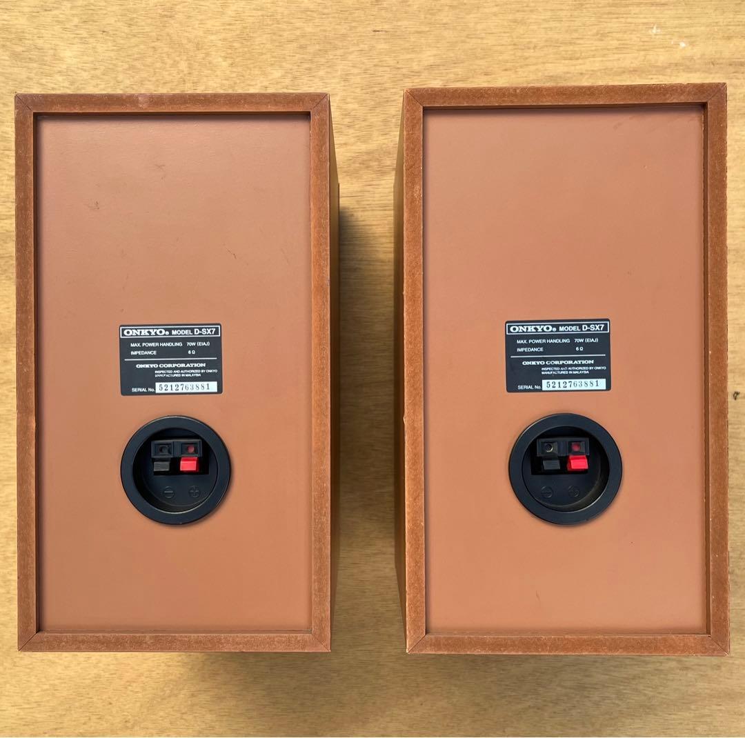 【動作品】ONKYO FR-V3 ミニコンポ 本体、リモコン、スピーカー