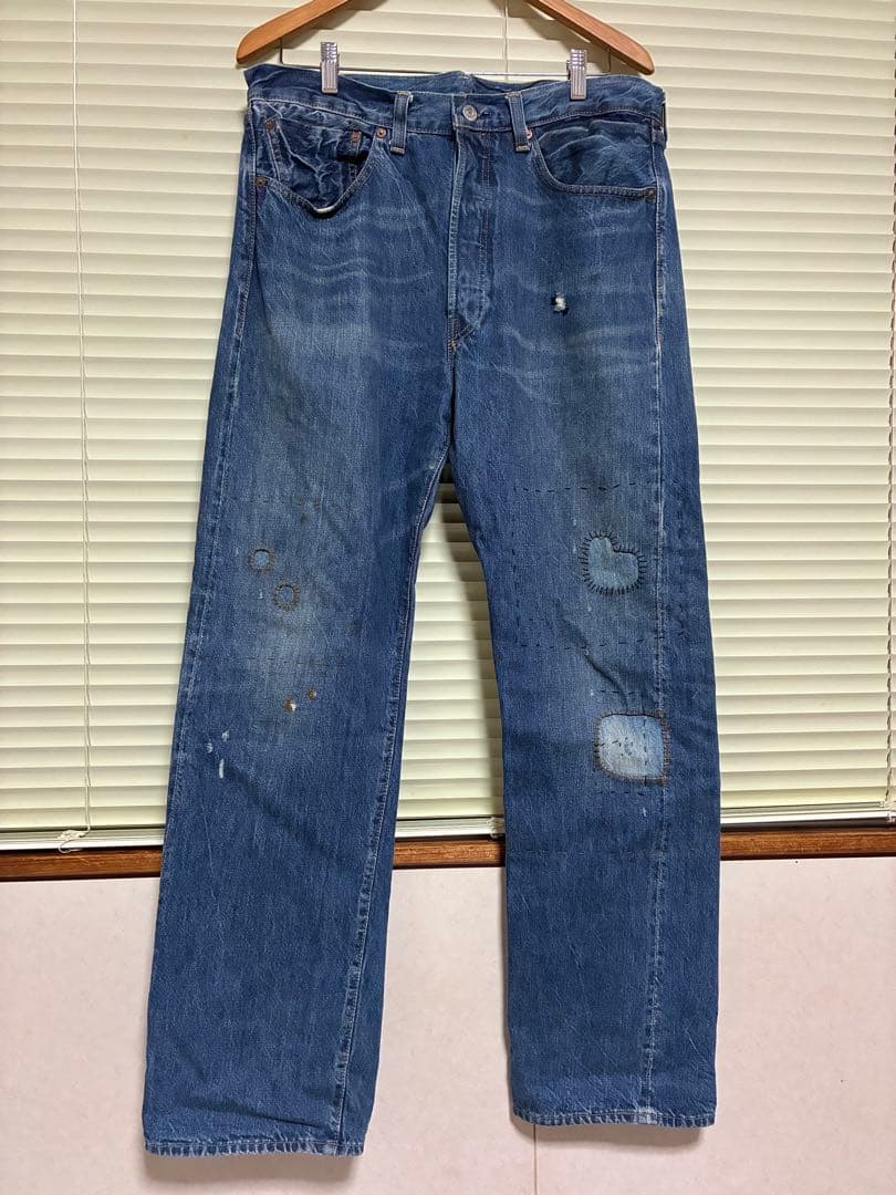 【限定品！手縫い加工】LEVI‘S 501ZXX1947 W36リーバイスLVC