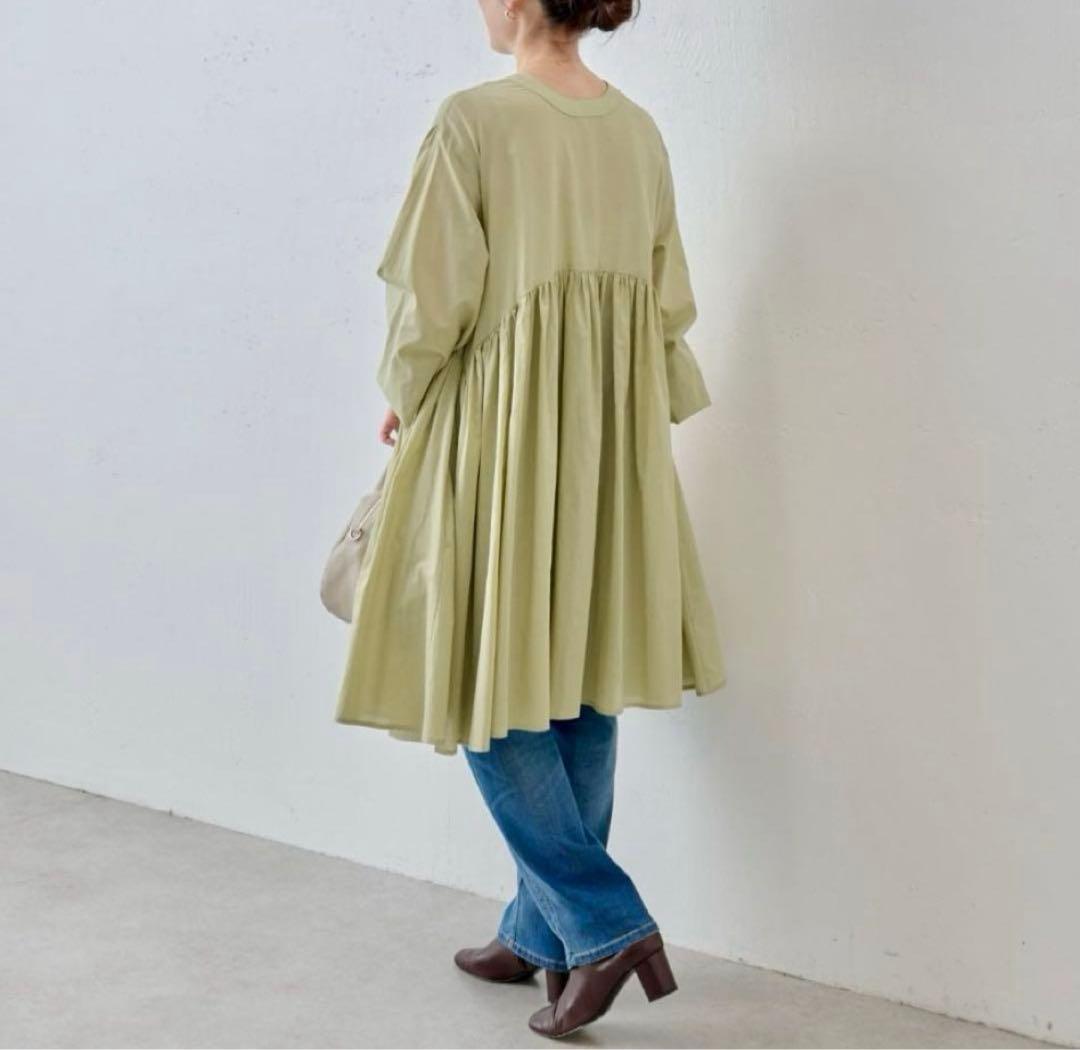 未使用✨️タグ付き✨️BEARDSLEY ギャザー チュニック ブラウス ワンピース