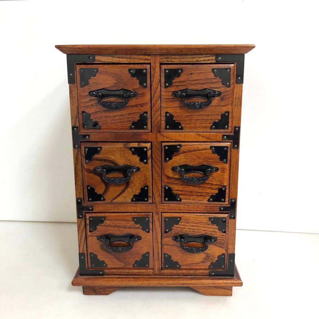 和箪笥　小箪笥　針箱　アンティーク　インテリア　和モダン