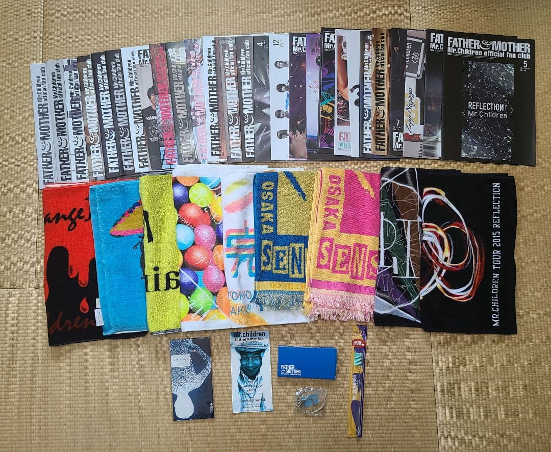 Mr.Childrenファンクラブ会報&継続記念グッズ&タオル
