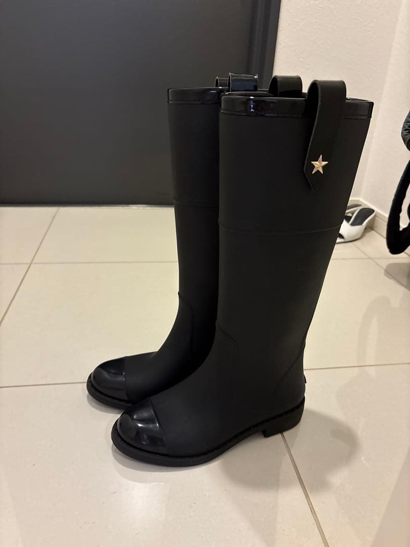 JIMMY CHOO　ジミーチュウ　レインブーツ　スタースタッズ　サイズ36