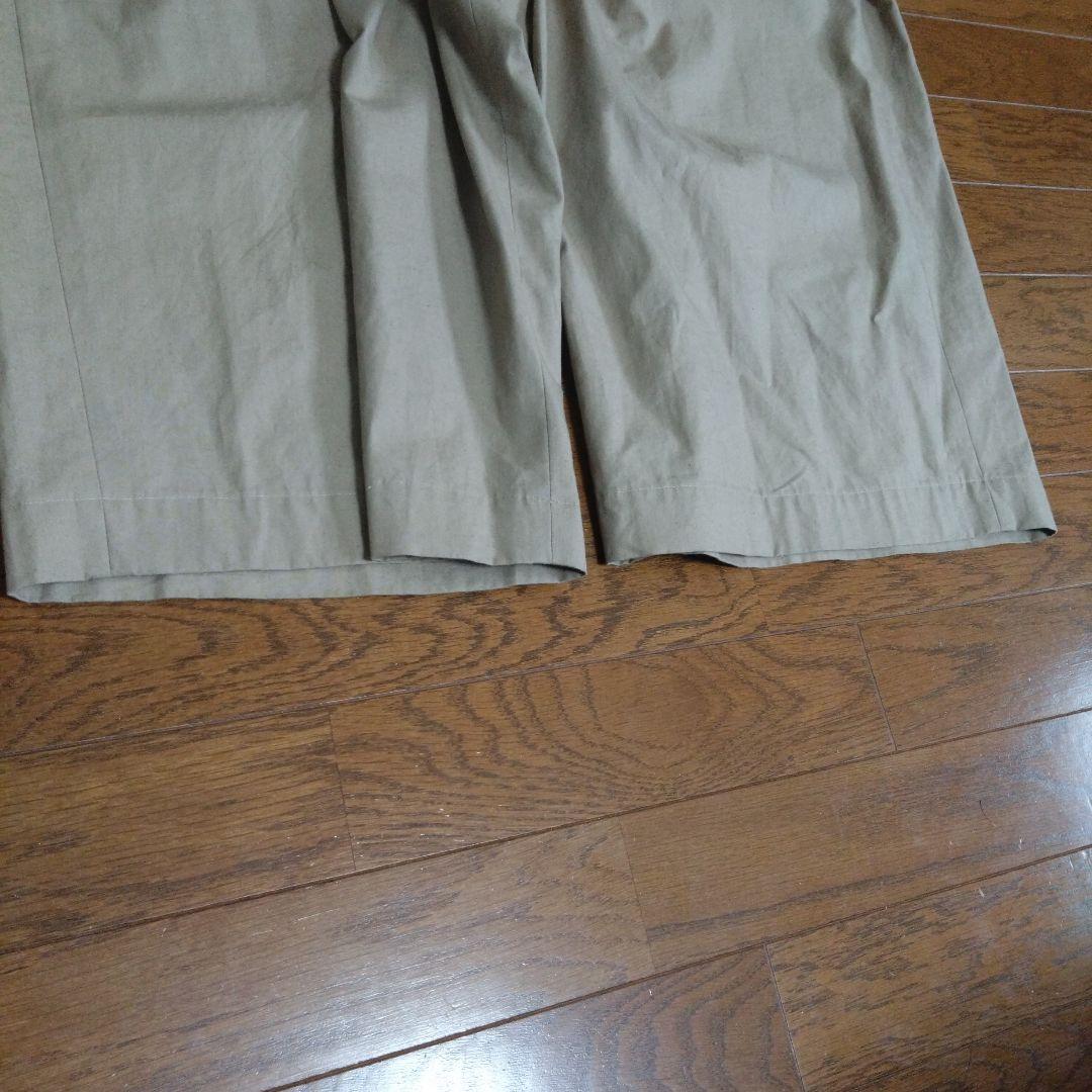 ateliernaruseコットンリネンガウチョパンツ ベージュ