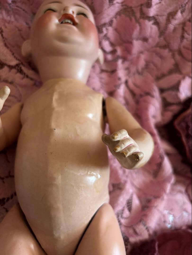 アンティーク　ビスクドール　ベビー