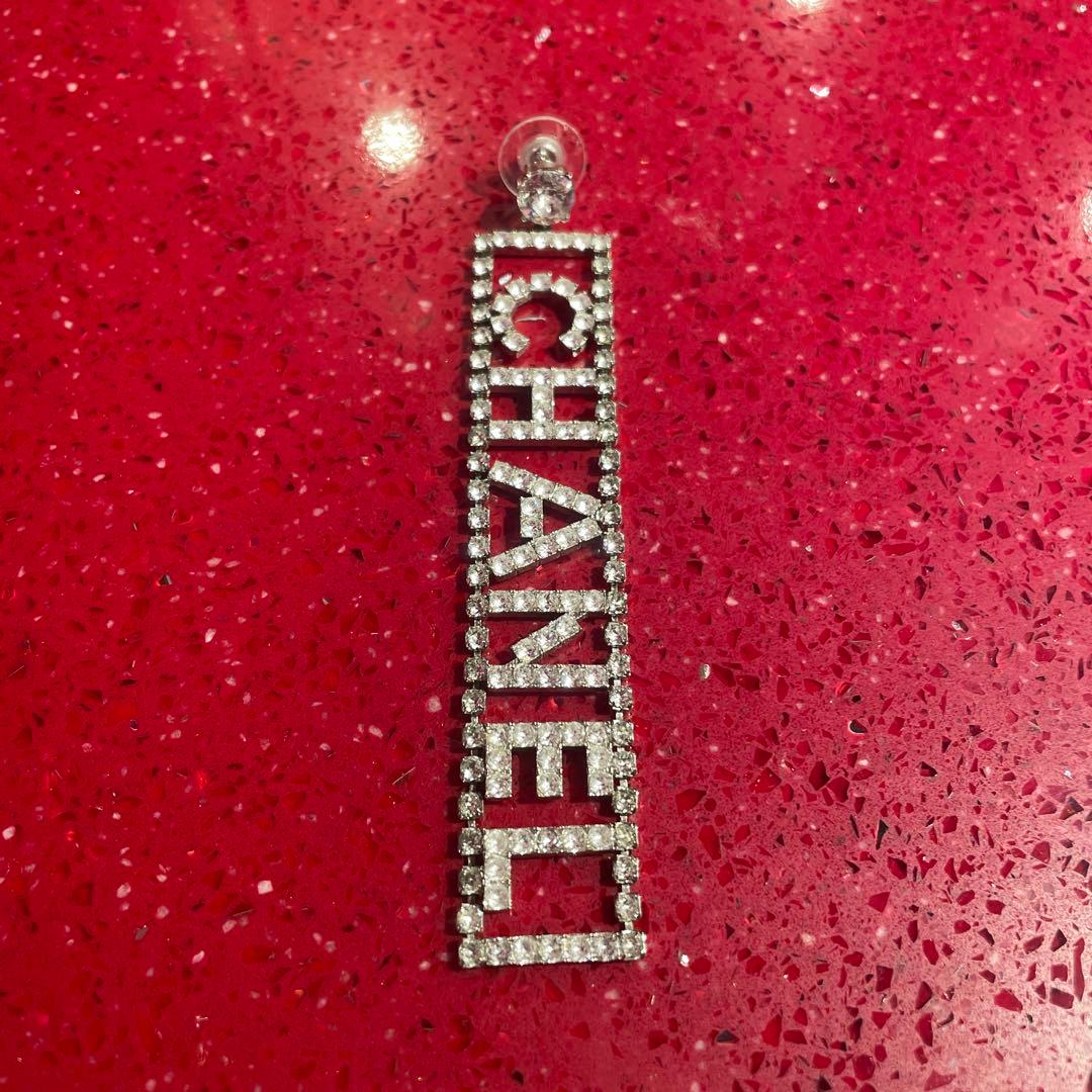 CHANEL クリスタル ピアス(片耳用)