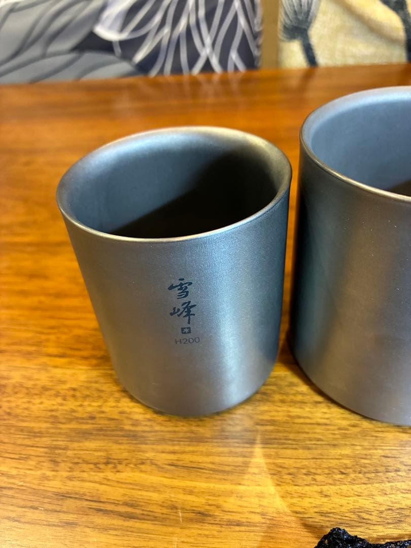 スノーピーク　雪峰　チタンマグ　H200.300.450 セット❗️