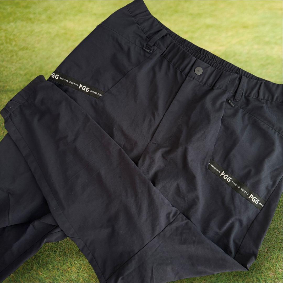 現行モデル　パーリーゲイツ　PGG パンツ XL〜XXL相当 紺 ジョガーパンツ