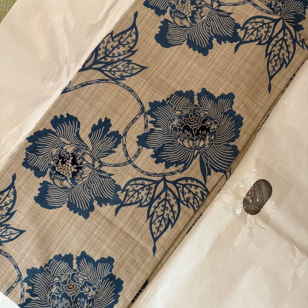 竺仙 奥州小紋 牡丹