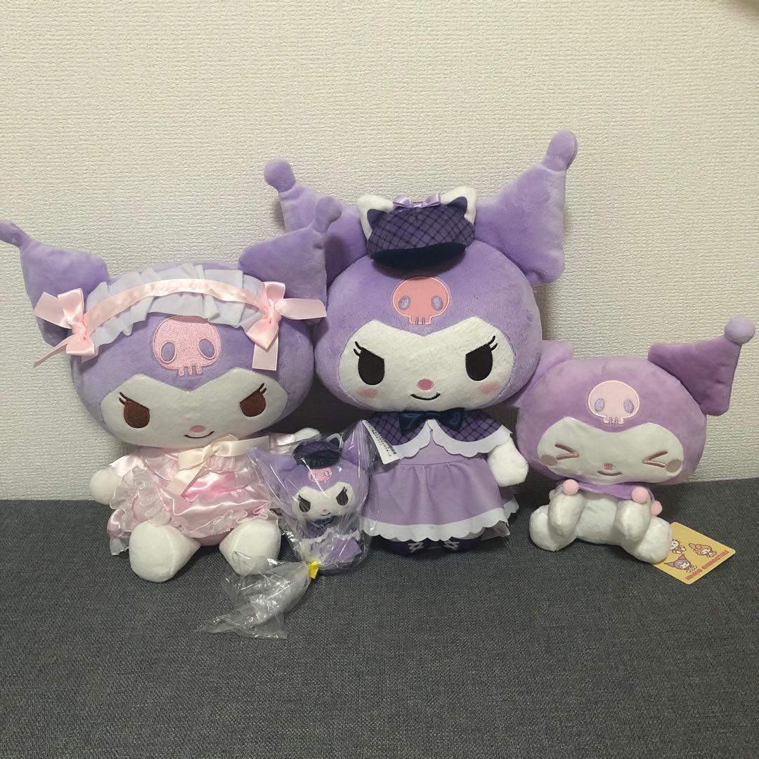 サンリオキャラクターズ クロミ　ぬいぐるみ マスコット　4点セット