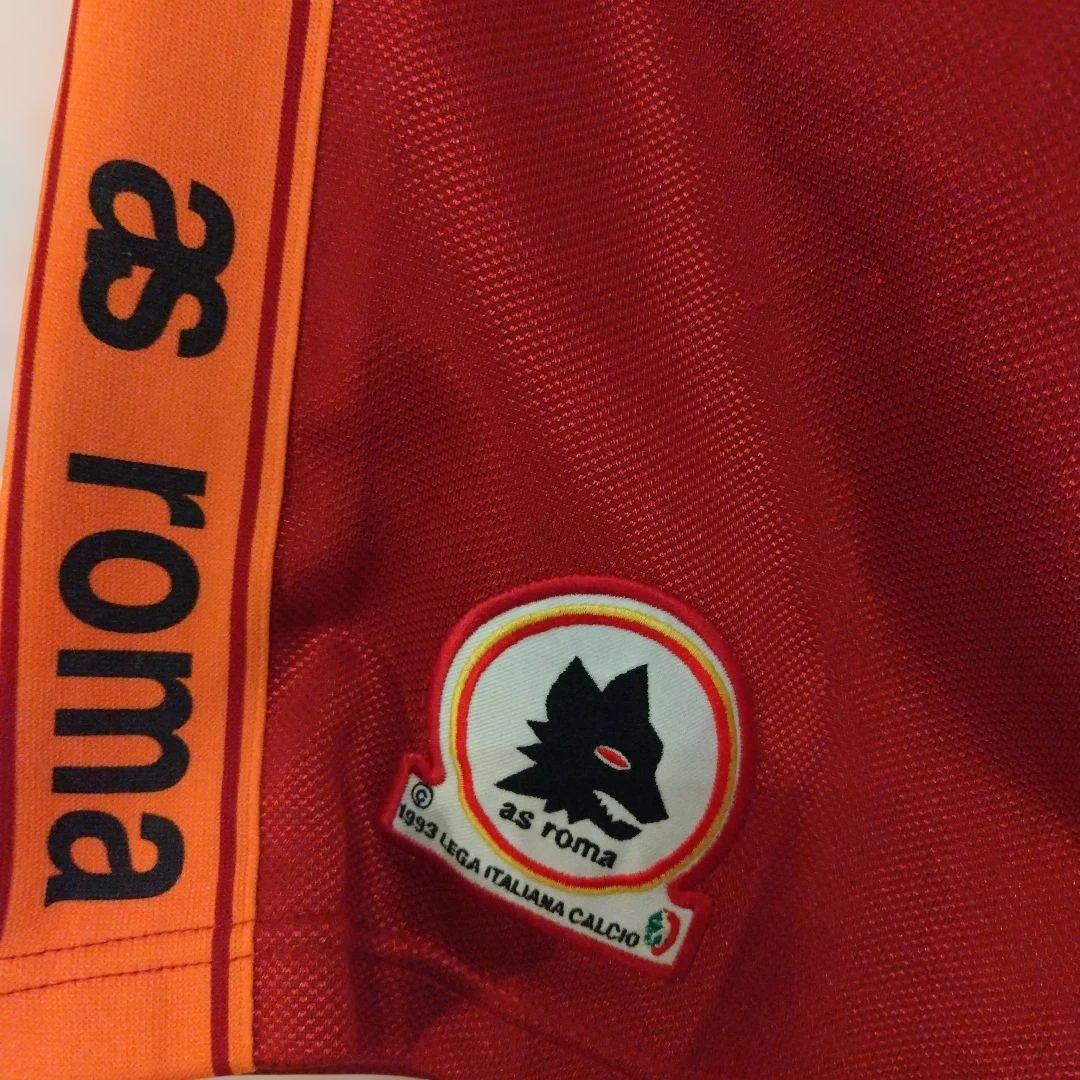 希少　as roma ジャージ上下ハーフパンツ3点セット 赤/白