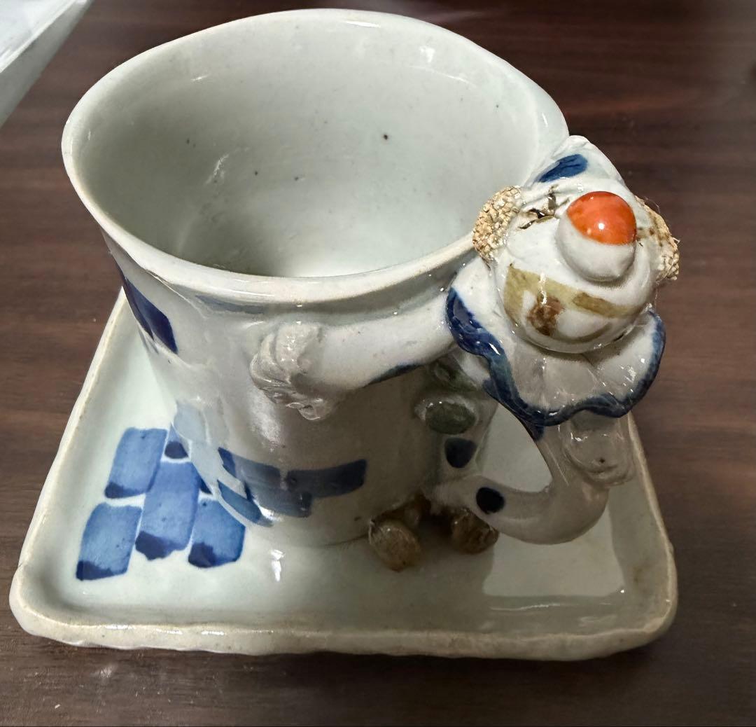 TOMO CRAFT 瀬戸焼 陶器カップと皿の2個セット