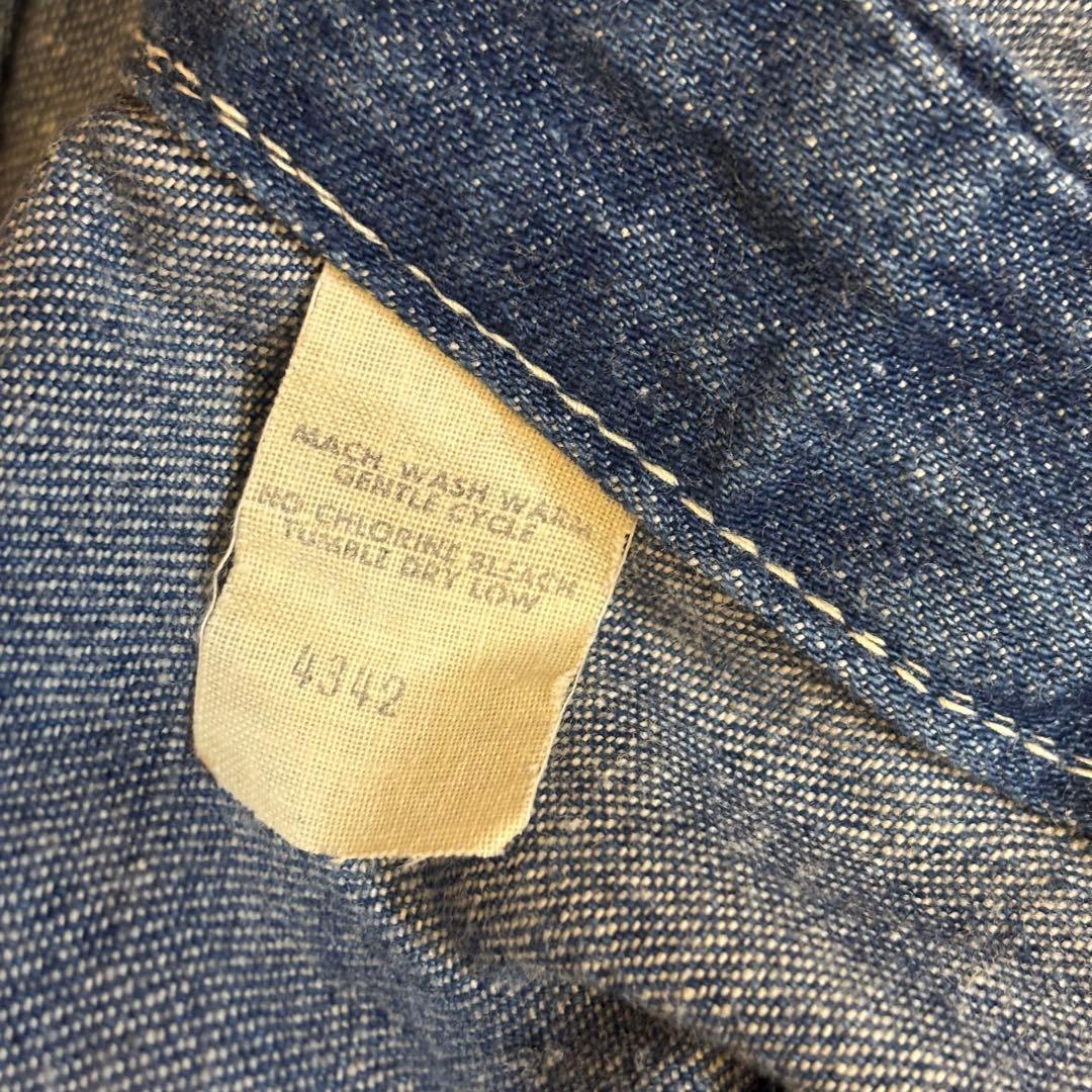 ビンテージ　CARTER’S 　ガチャポケ　耳付　デニム　オーバーオール