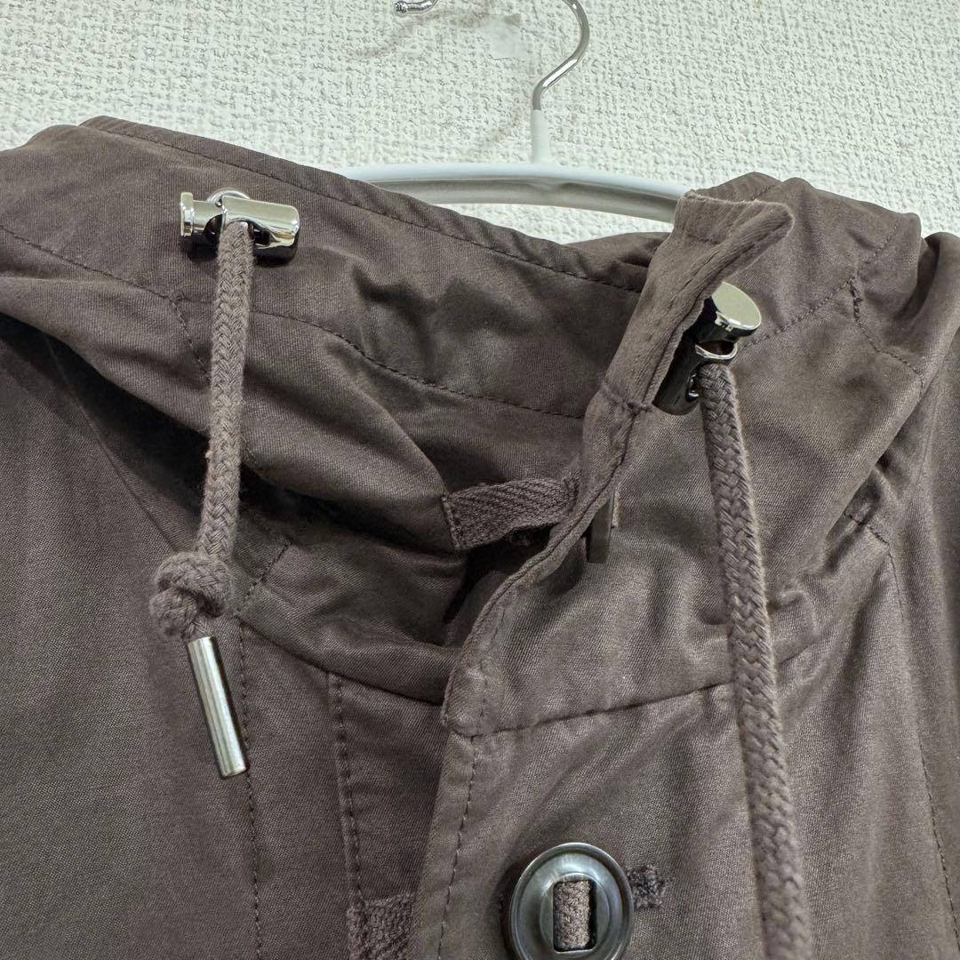 25年モデルcrewre クルーレ ピーチスキンモッズコート ダークブラウン