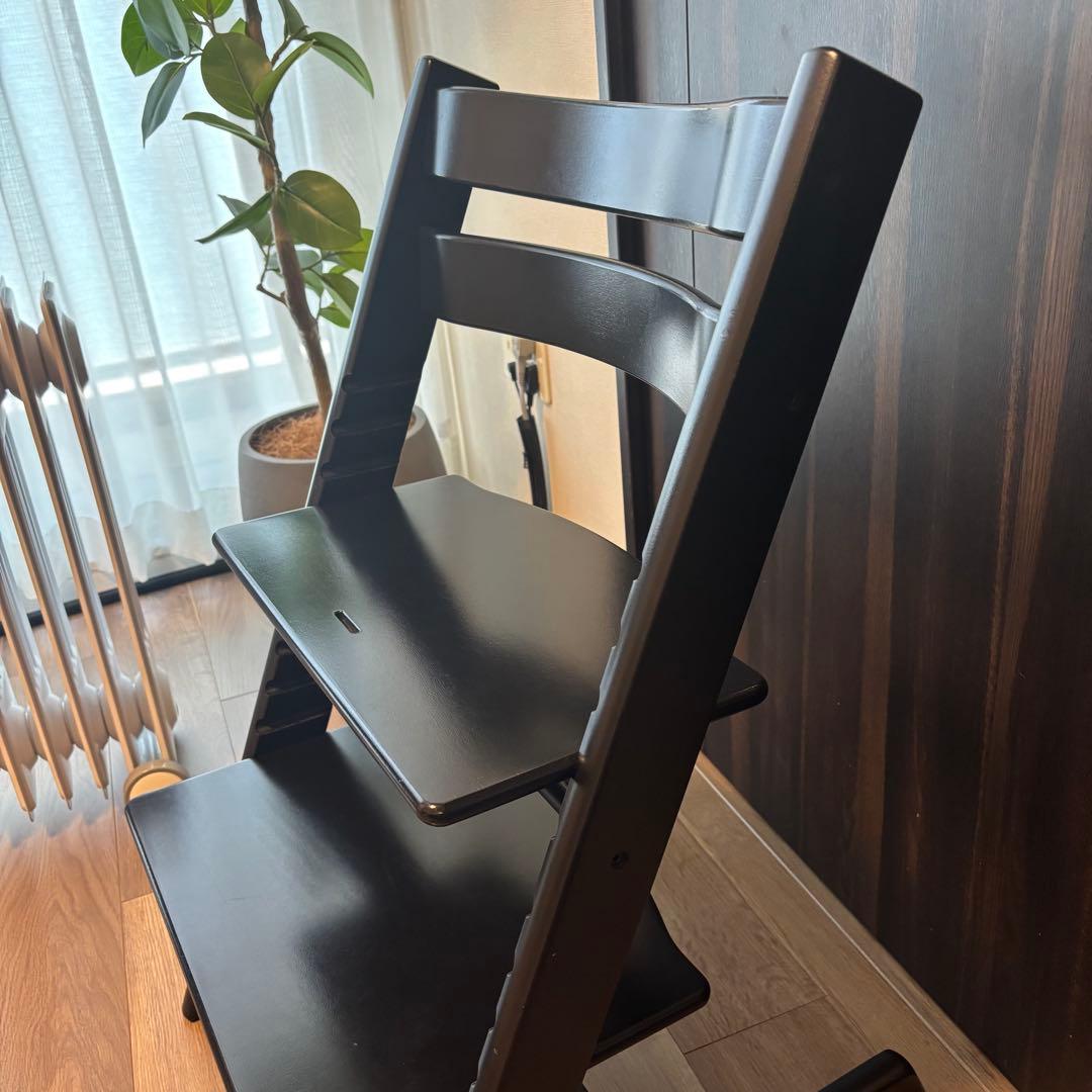【美品】STOKKE（ストッケ）トリップトラップ ブラック
