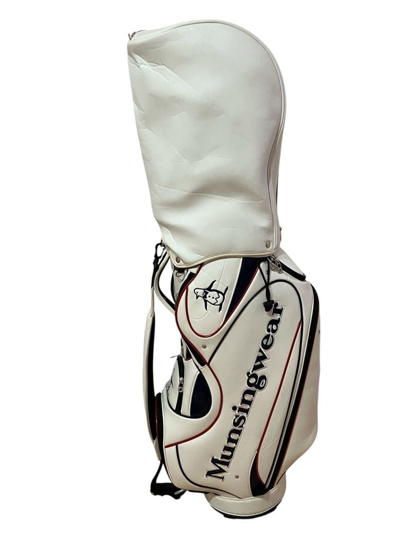 F*1様 Munsingwear キャディバッグ ホワイト