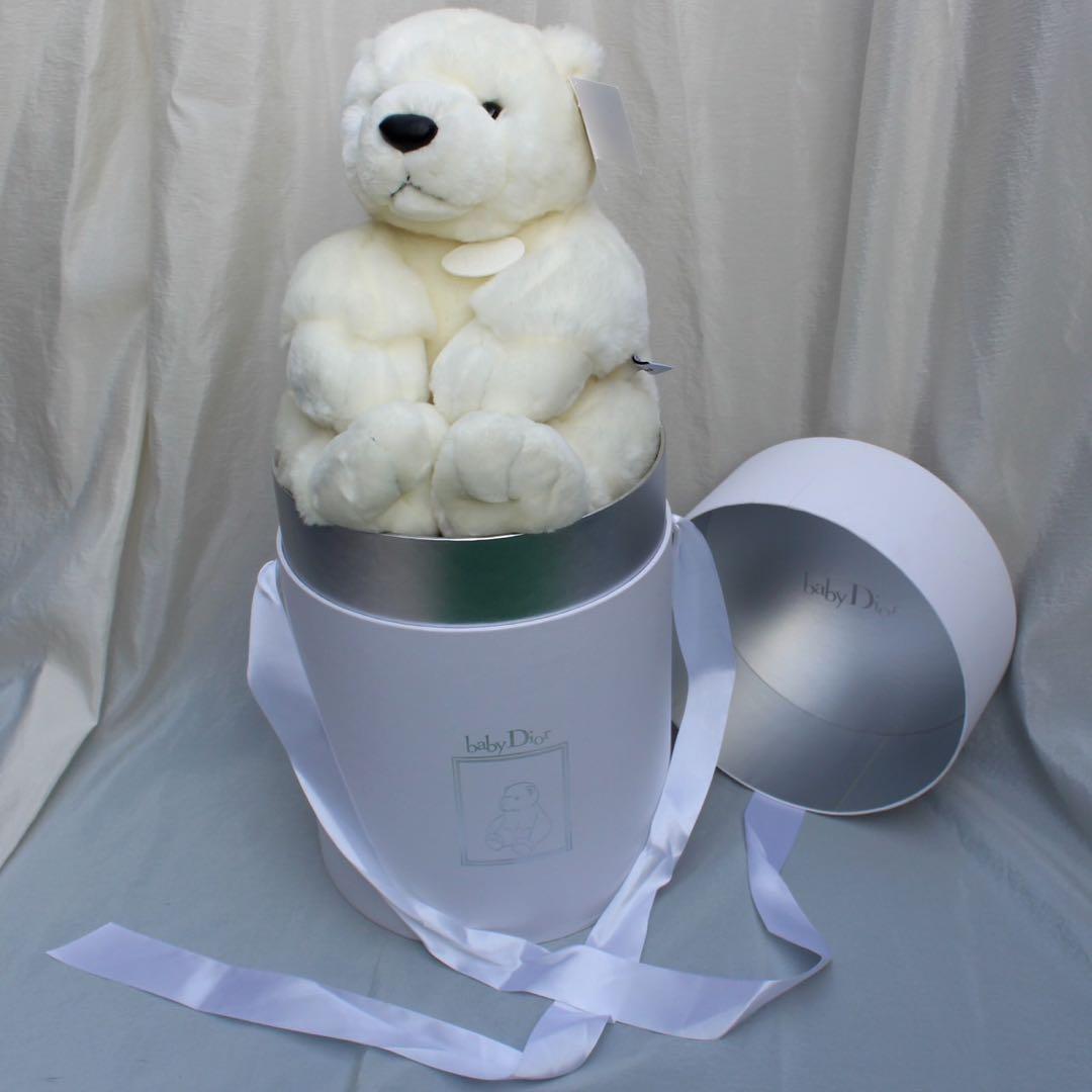 ♥Christian Dior ホワイトクマ ぬいぐるみ テディベア baby