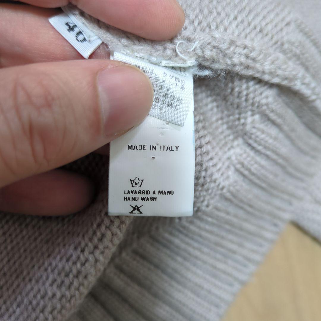 ZANONE ザノーネ　ミドルゲージ　タートルネック　ニット　46