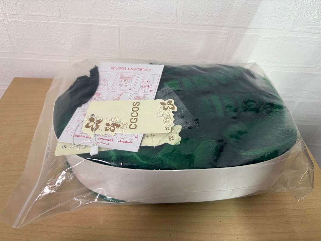 値下げ中✨にじさんじ 緑仙 コスプレ 衣装 ウィッグ　アイブロウペンシル　下地