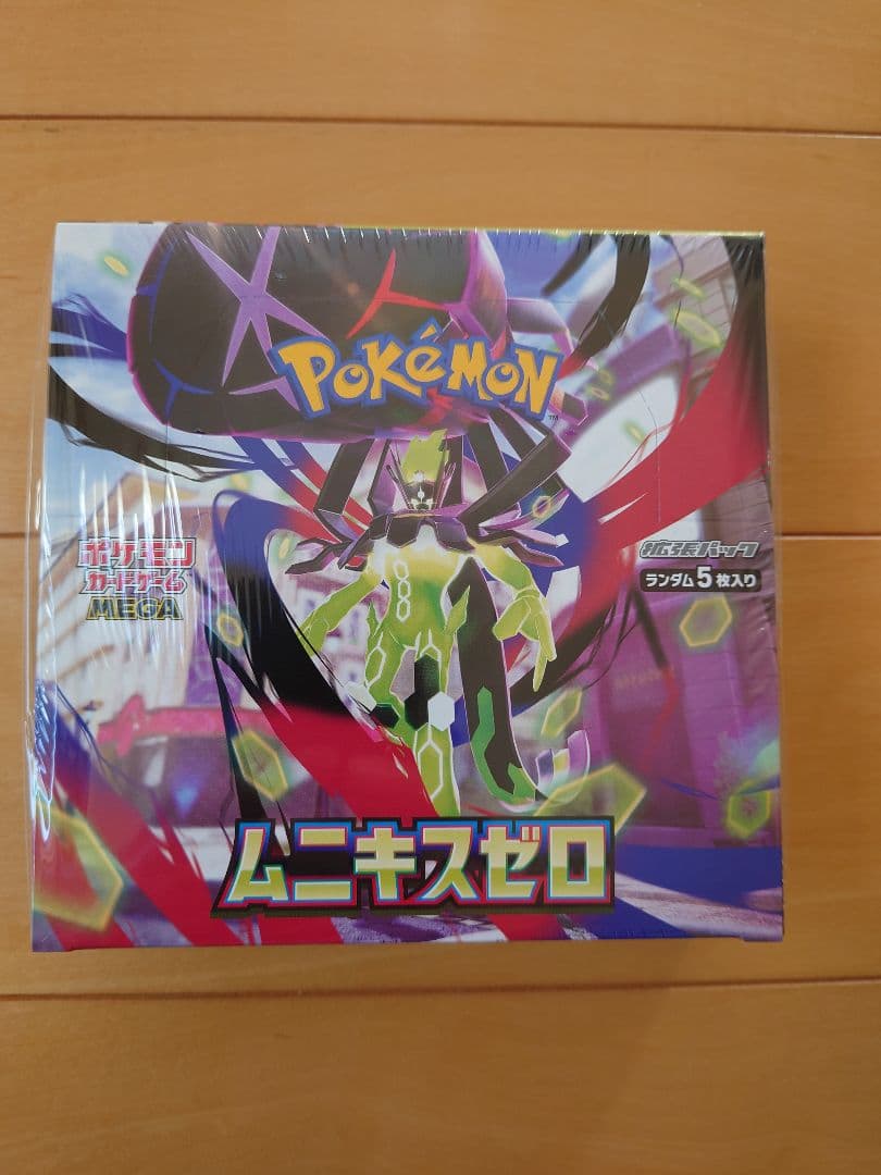 新品未開封シュリンク付ポケモンカードMEGA ムニキスゼロ1箱