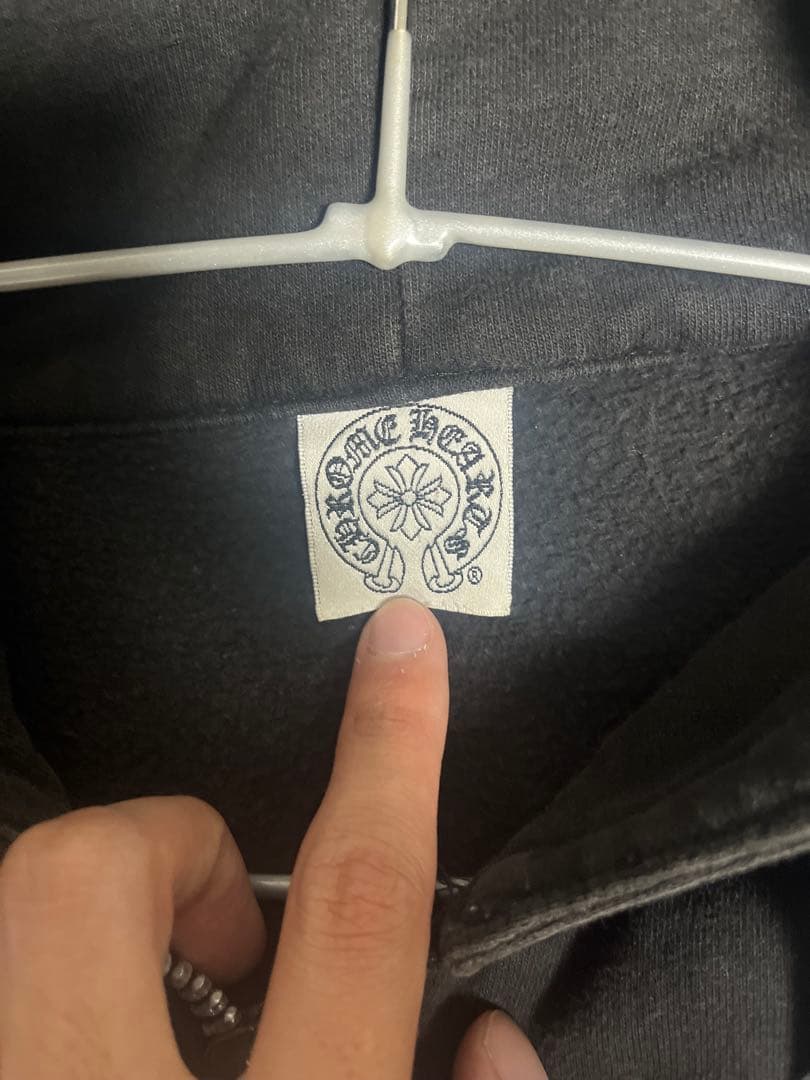 OLD ラージクロスプリント ジップアップパーカー フーディー ダガージップ