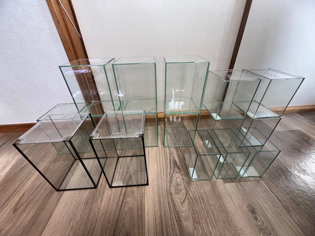 【引取り優先】ベタガラス水槽 GEXグラステリア コトブキレグラス セット