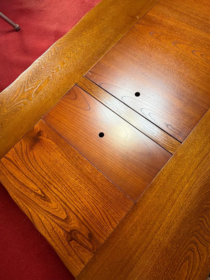 無垢 一枚板 座卓 天然木 ローテーブル 引き取り可