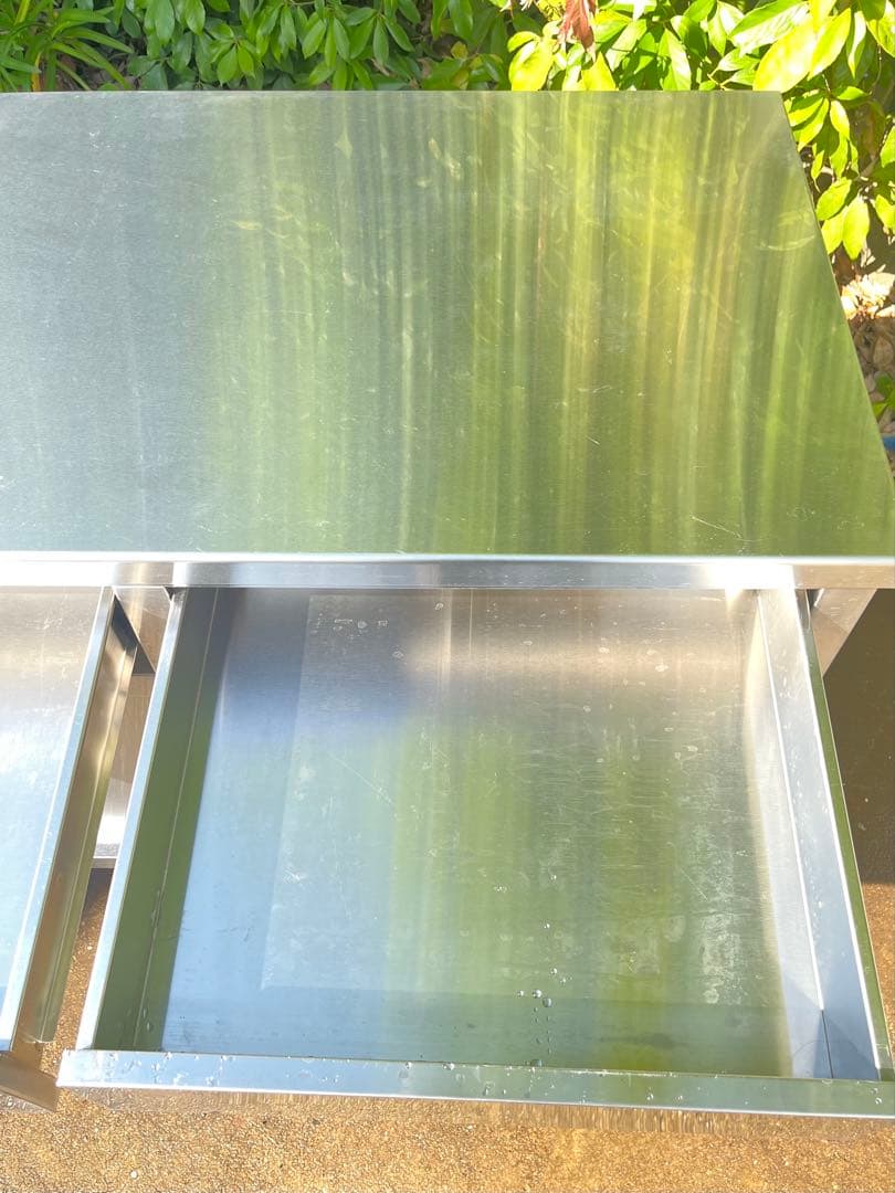 サンタさん ステンレスシンク付き作業台　1500×600×780