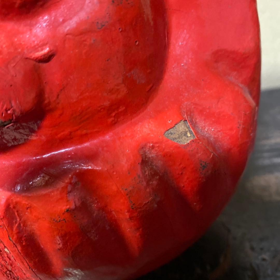 郷土玩具赤達磨張子の型15cm18cm12cm