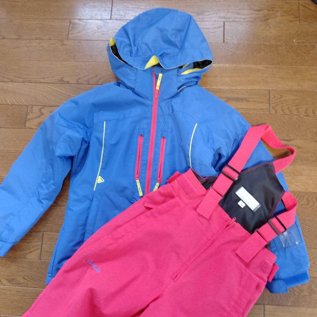 Ｐｈｏｅｎｉｘ子ども用スキーウェア 青と赤150
