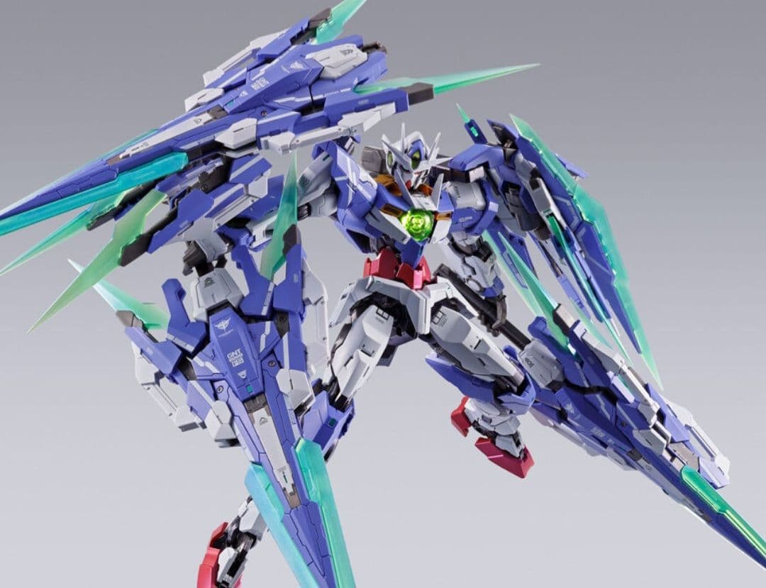 メタルビルド ダブルオークアンタフルセイバー+オプション×2