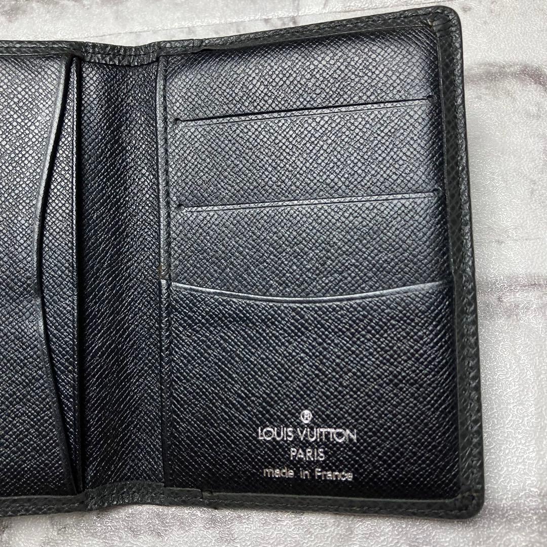 ルイヴィトン☆名刺入れ　ブラック　紙袋付き