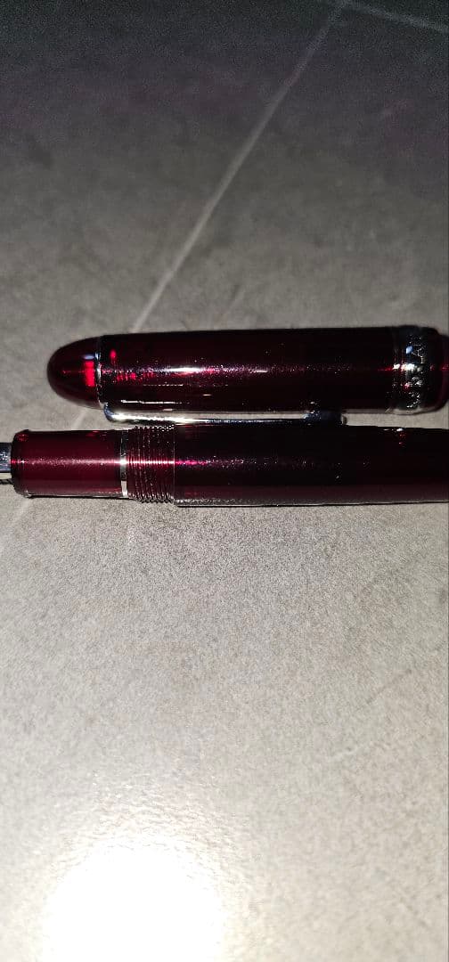 プラチナ万年筆 センチュリー#3776 UEF 超極細 ブルゴーニュ