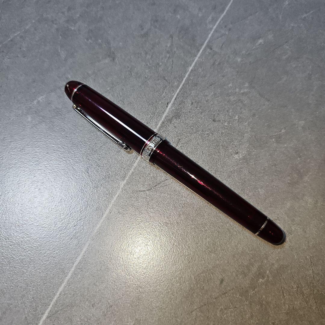 プラチナ万年筆 センチュリー#3776 UEF 超極細 ブルゴーニュ