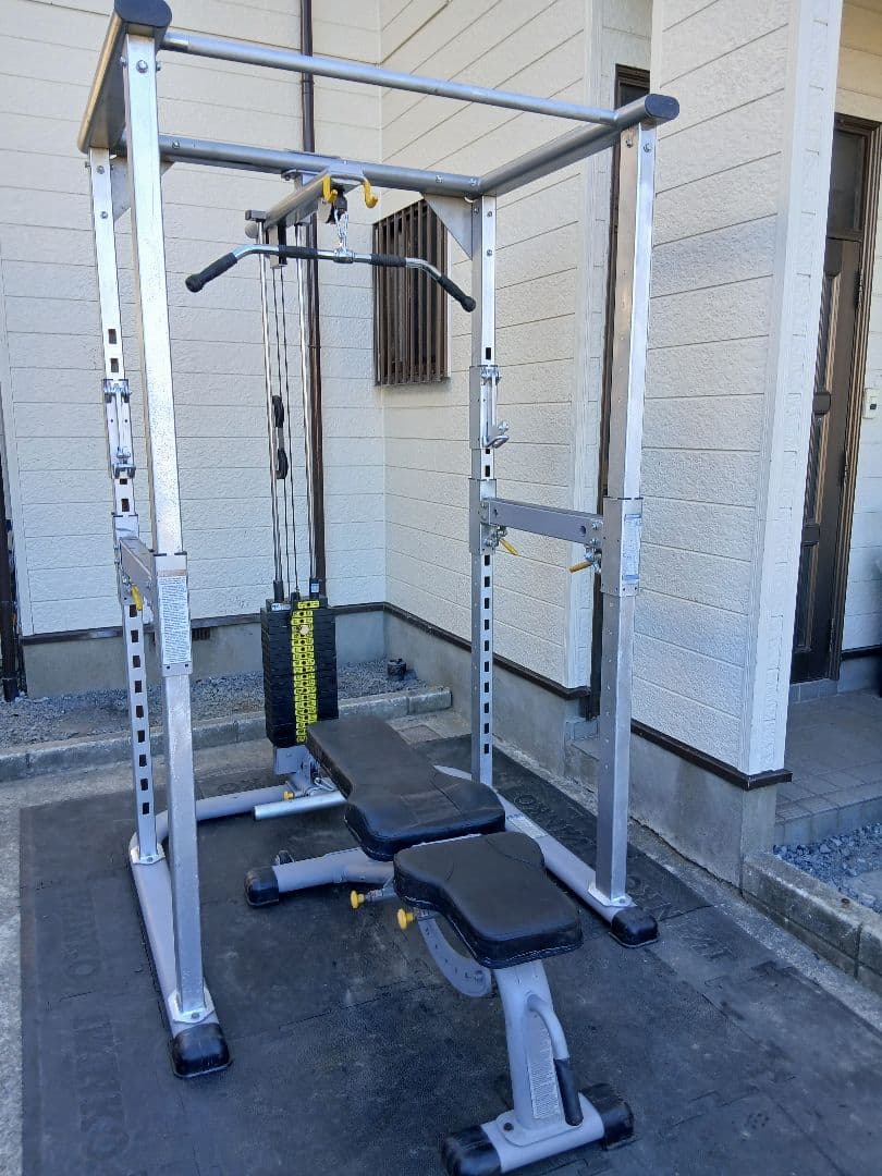 TUFF STUFF パワーラック CPR-265 ラットプル/ベンチ付き