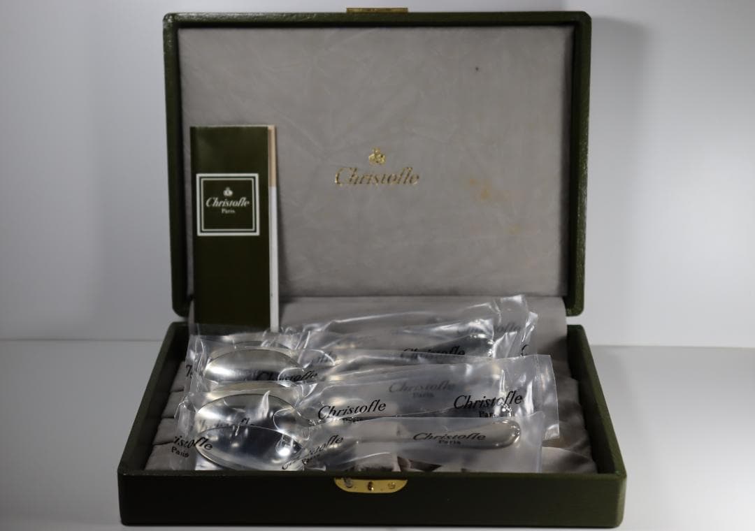 クリストフル◆リュバン◆コーヒースプーン未開封未使用品6本◆生産終了の貴重品です