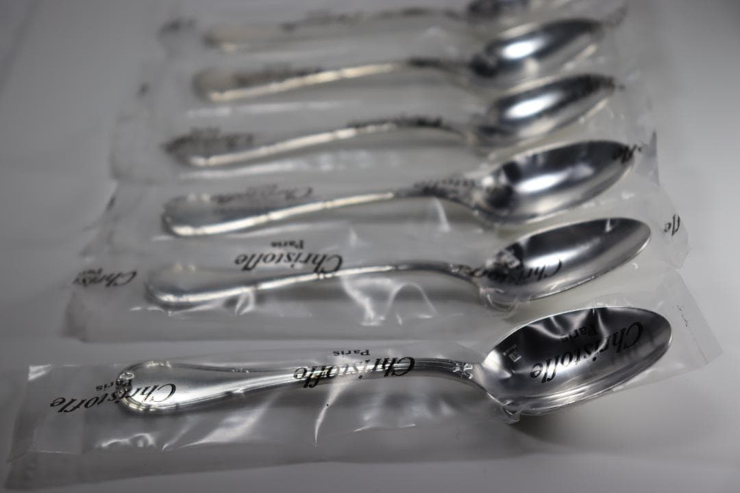 クリストフル◆リュバン◆コーヒースプーン未開封未使用品6本◆生産終了の貴重品です