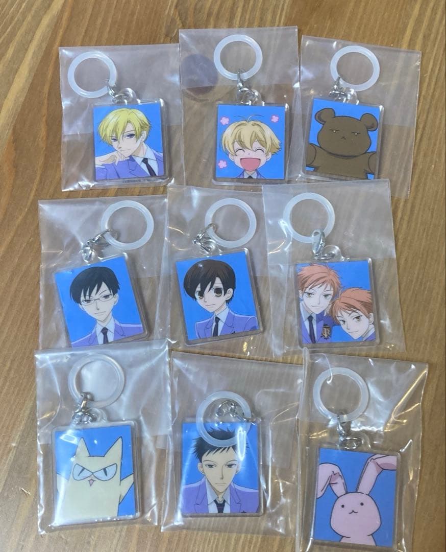 桜蘭高校ホスト部 めじるしアクセサリー ガチャ コンプリートセット