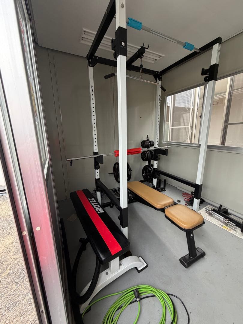 パワーラックとダンベルセット