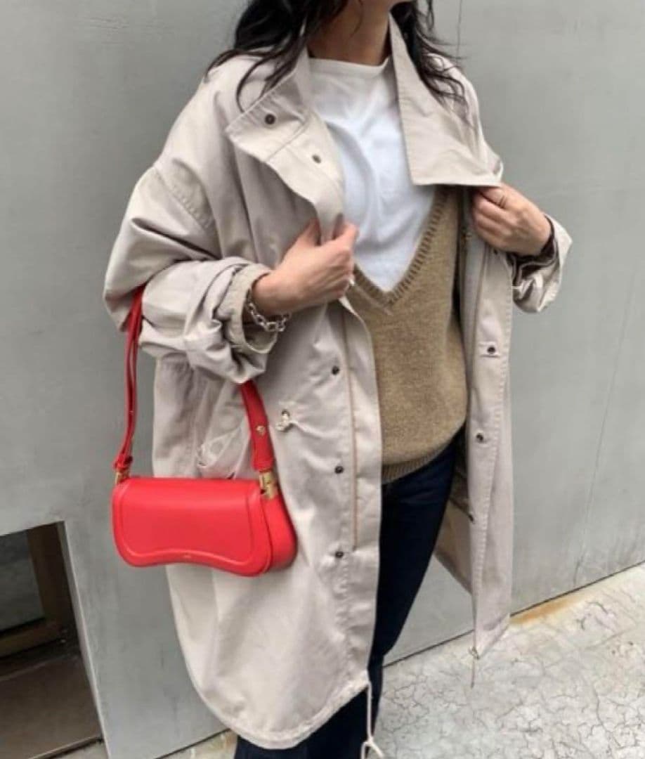 【極美品】シーナリー SHENERY C/Tツイル モッズコート 2way 春