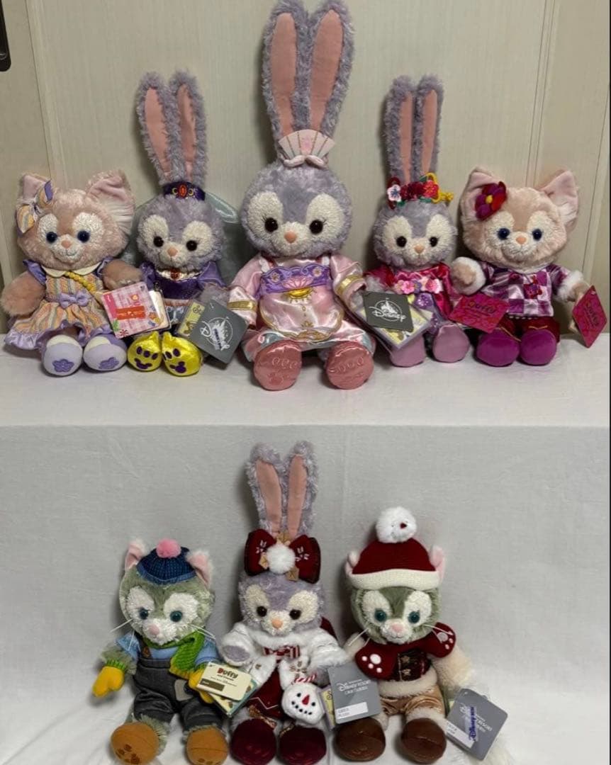 最終値下新品タグ付海外限定ジェラトーニステラルーリーナベルぬいぐるみ8体セット