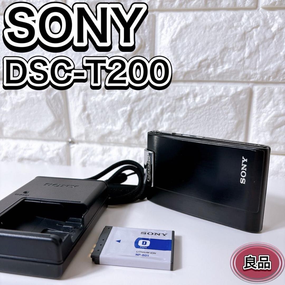 SONY ソニー DSC-T200 ブラック コンパクトデジタルカメラ 大人気