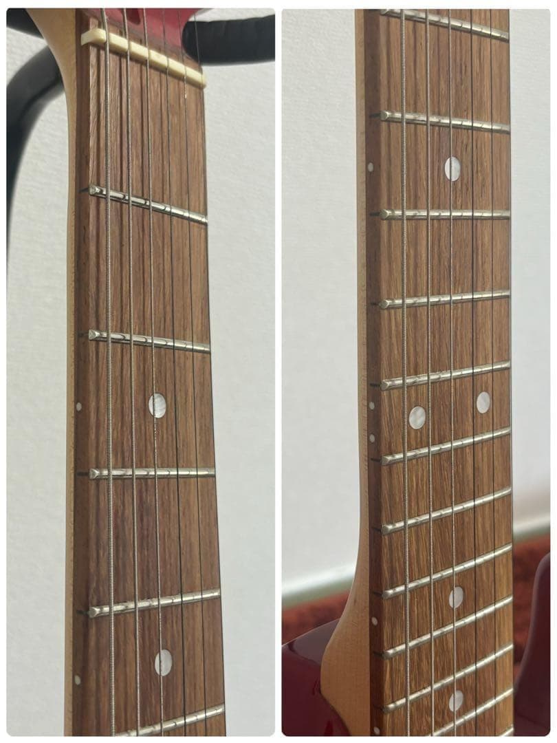 Jelly Belly BEAN IN THE USAエレキギター レッド