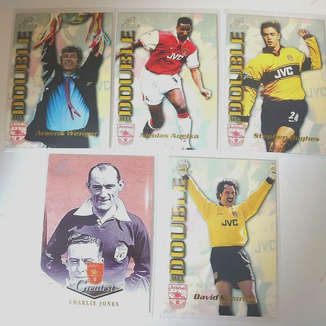 5枚セット Arsenal  futera PLATINUM サッカーカード