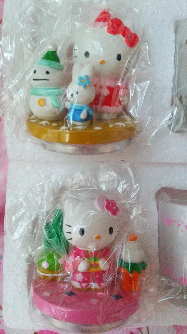 キティ　アロマキャンドル　フィギュア　ベルメゾン　千趣会　クリスマス　正月