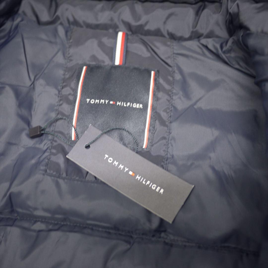 新品 トミーヒルフィガー THPROTECT 軽量 耐水 中綿 ベスト XL 紺