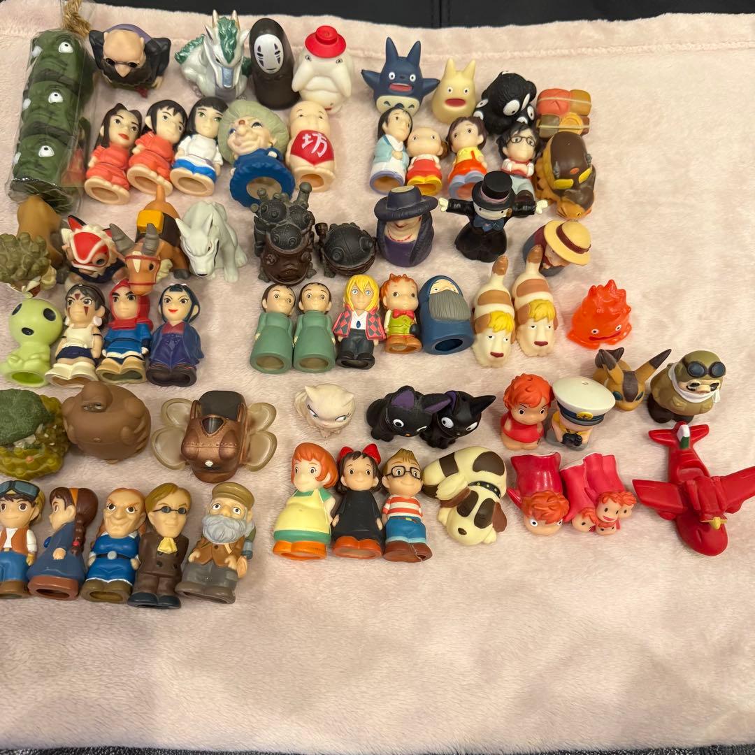 スタジオジブリ 指人形 フィギュアセット 約50体 まとめ売り 値下げ交渉可