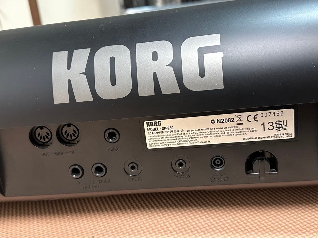 と*う様 1-6//KORG(コルグ) 電子ピアノ 88鍵 ブラック SP-28